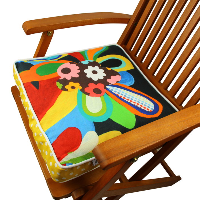 Aberto Design Cojín YM1072 Multicolor 42 x 42 cm